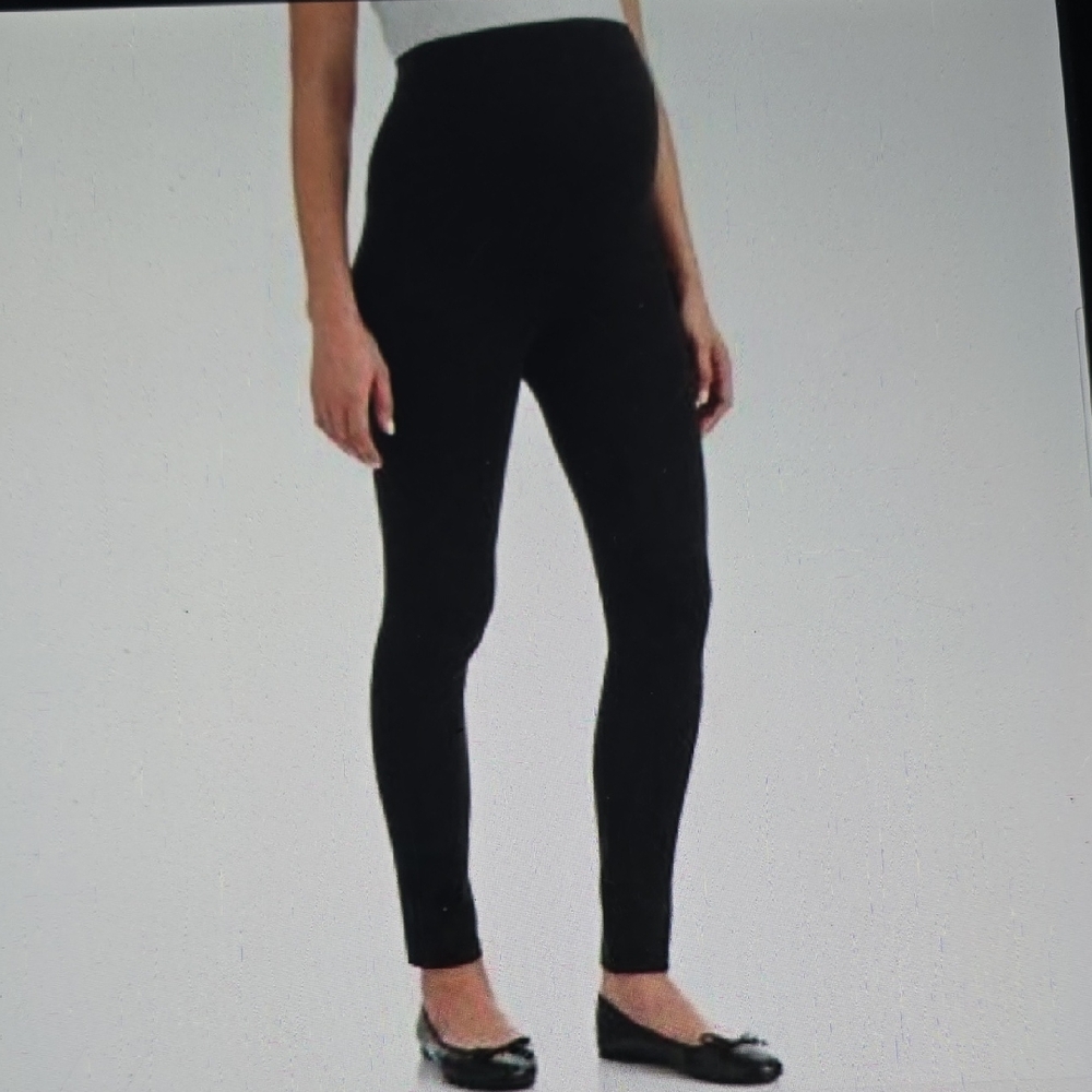 Oh Mamma Maternity Black Leggings